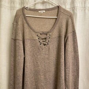Maurices - Tan Pull over XXL